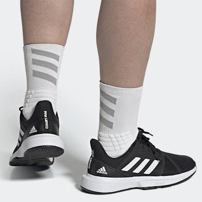 adidas CourtJam Bounce 'Core Black White' FU8103 Sizing adidas CourtJam Bounce 'Core Black White' FU8103