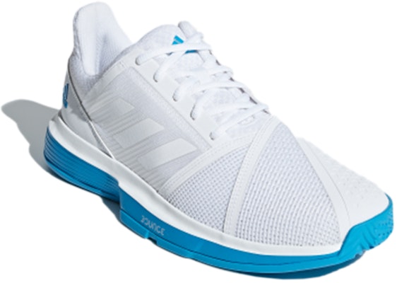 adidas CourtJam Bounce 'Shock Cyan' CG6329 Lookbook adidas CourtJam Bounce 'Shock Cyan' CG6329