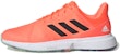 adidas CourtJam Bounce 'Signal Coral' - Kasut Tenis Wanita Warna Merah Coral EF2478