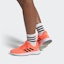 Sizing adidas CourtJam Bounce 'Signal Coral' - Kasut Tenis Wanita Warna Merah Coral EF2478