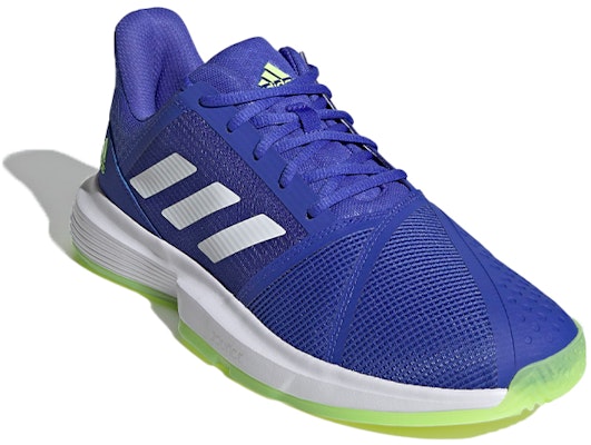 adidas CourtJam Bounce 'Sonic Ink Signal Green' H68895 Lookbook adidas CourtJam Bounce 'Sonic Ink Signal Green' H68895