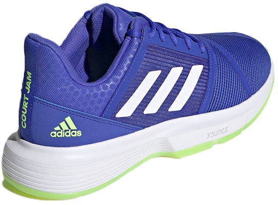 adidas CourtJam Bounce 'Sonic Ink Signal Green' H68895 Shop adidas CourtJam Bounce 'Sonic Ink Signal Green' H68895