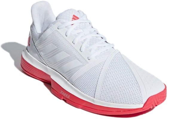 adidas CourtJam Bounce 'White Shock Red' CG6325 Lookbook adidas CourtJam Bounce 'White Shock Red' CG6325