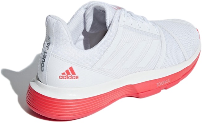 adidas CourtJam Bounce 'White Shock Red' CG6325 Shop adidas CourtJam Bounce 'White Shock Red' CG6325