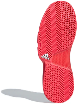 adidas CourtJam Bounce 'White Shock Red' CG6325 Details for adidas CourtJam Bounce 'White Shock Red' CG6325