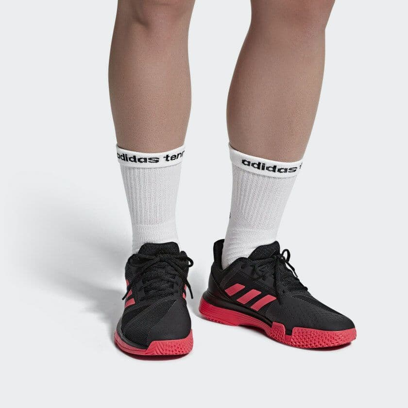 Sizing adidas CourtJam Bounce M 'Shock Red' CG6328