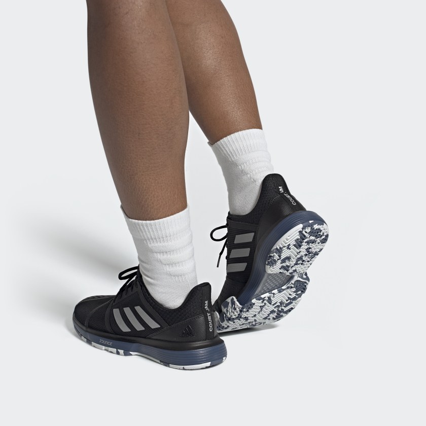 Sizing adidas Courtjam Bounce Multicourt 'Black Silver' G26829