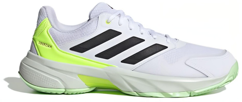 adidas CourtJam Control 3 'White Lucid Lemon' IF0459 Order adidas CourtJam Control 3 'White Lucid Lemon' IF0459