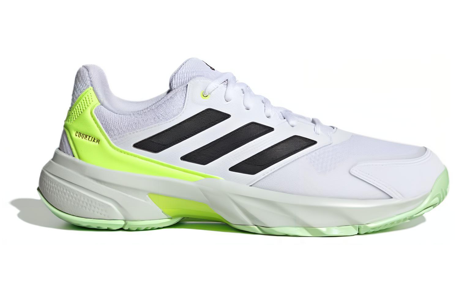 Order 阿迪达斯CourtJam Control 3 '白色梦幻柠檬' IF0459