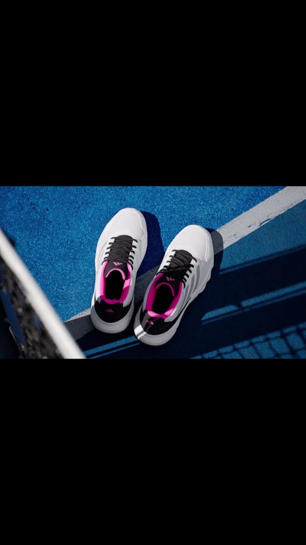 Order アディダス コートジャム コントロール 3 クラウドホワイト/シルバーメタリック/ルシッドピンク JH5136