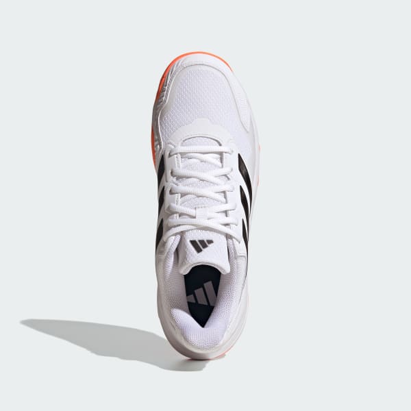 Order adidas Courtjam Control 3 Scarpe Tennis Bianche/Nere/Arancione Lucido KJ3699