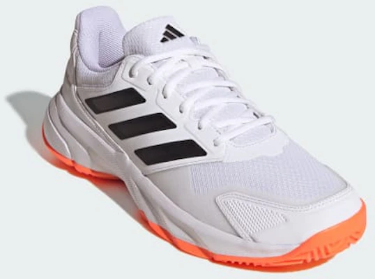 adidas Courtjam Control 3 Scarpe Tennis Bianche/Nere/Arancione Lucido KJ3699 Shop adidas Courtjam Control 3 Scarpe Tennis Bianche/Nere/Arancione Lucido KJ3699