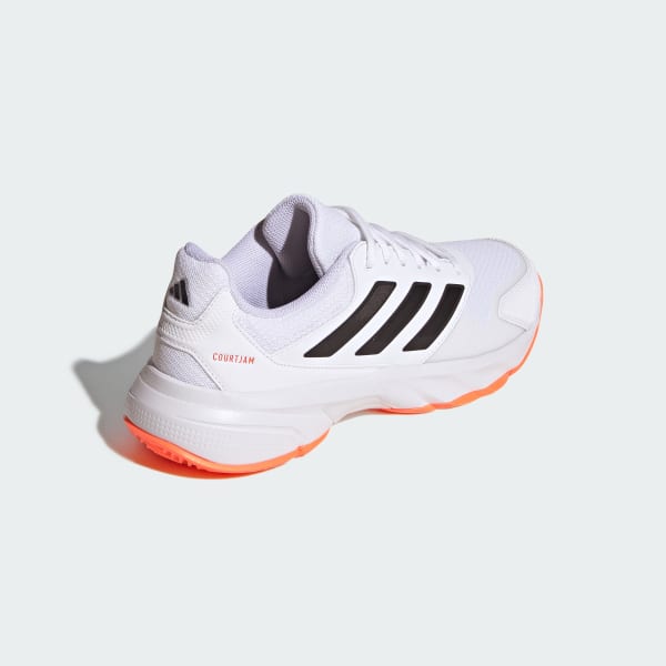 Purchase adidas Courtjam Control 3 Scarpe Tennis Bianche/Nere/Arancione Lucido KJ3699