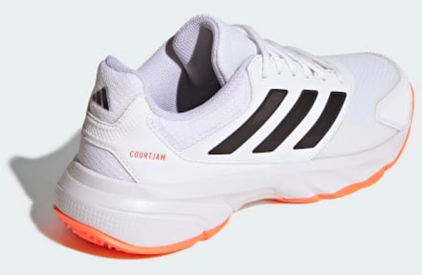 adidas Courtjam Control 3 Scarpe Tennis Bianche/Nere/Arancione Lucido KJ3699 Purchase adidas Courtjam Control 3 Scarpe Tennis Bianche/Nere/Arancione Lucido KJ3699