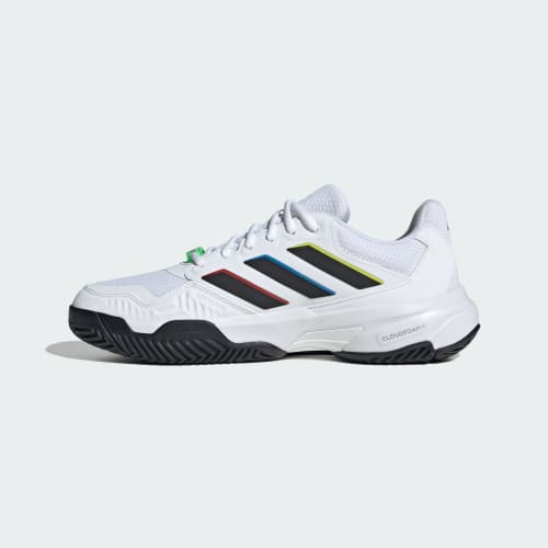 Details for Chaussures Tennis adidas Courtjam Control 3 Blanc/Noir Blanc KI3613