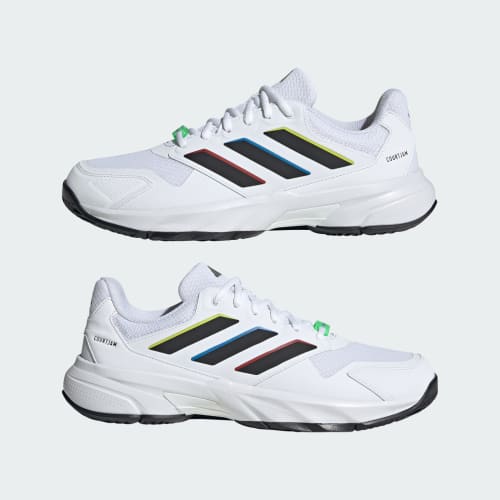 Sizing Chaussures Tennis adidas Courtjam Control 3 Blanc/Noir Blanc KI3613