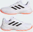 Sizing adidas Courtjam Control 3 Scarpe Tennis Bianche/Nere/Arancione Lucido KJ3699