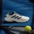 Adidas Courtjam Control 3 Tennis Shoes Off White/Silver Metallic/Aurora Ivy JH5135