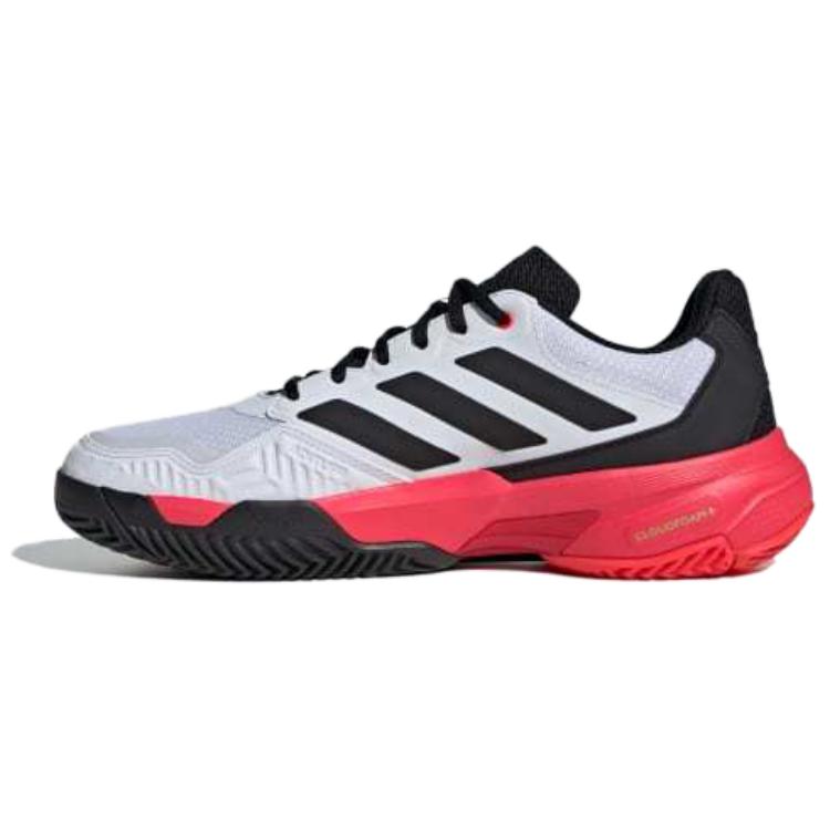 adidas CourtJam Control 3 White Tennis Shoes - Durable, Lightweight & Comfy. IH3092