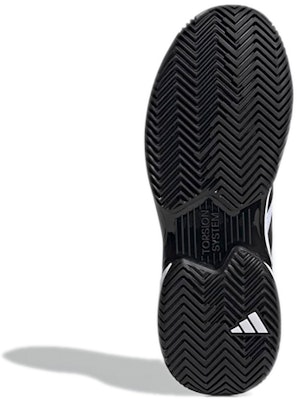 adidas CourtJam Control 'Blanco Negro' GW2984 Details for adidas CourtJam Control 'Blanco Negro' GW2984