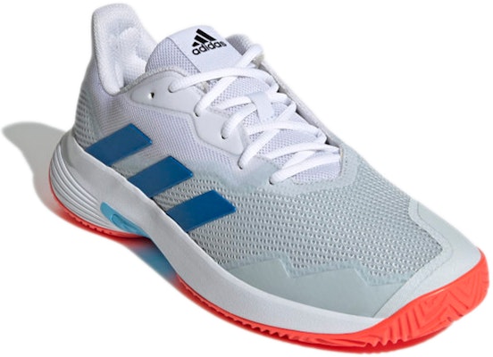adidas CourtJam Control 'White Blue Tint Red' GW2985 Lookbook adidas CourtJam Control 'White Blue Tint Red' GW2985