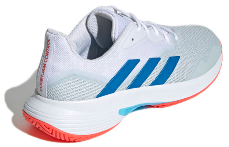 Shop adidas CourtJam Control ''Wit Blauw Tint Rood'' GW2985