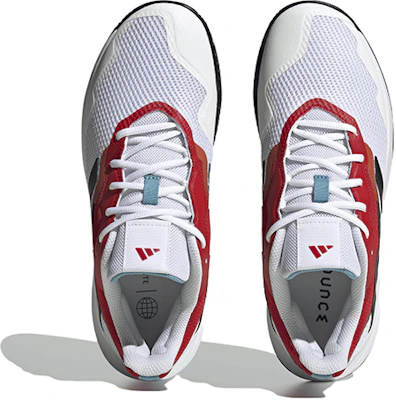 adidas Courtjam Control 防滑耐磨 低筒 网球鞋 男款 白紅 Purchase adidas Courtjam Control 防滑耐磨 低筒 网球鞋 男款 白紅