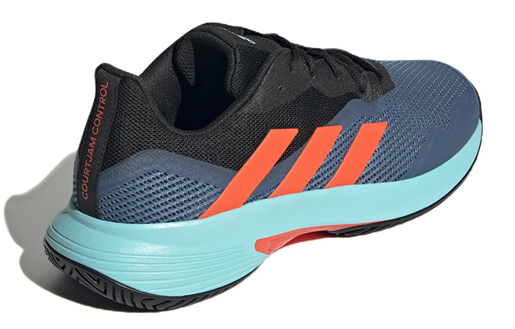 Shop adidas Courtjam 控制網球 適舒透氣網球鞋 藍紅