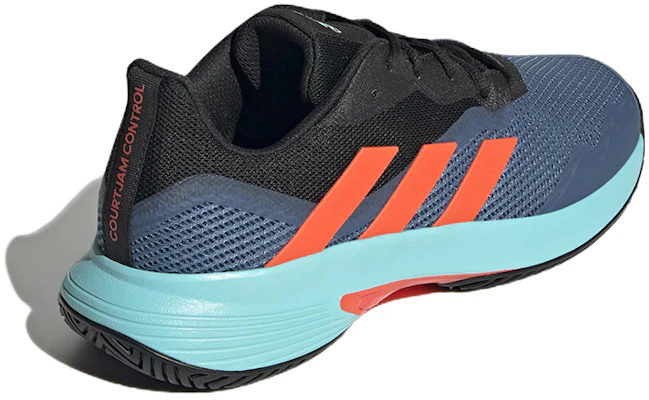 adidas Courtjam 控制網球 適舒透氣網球鞋 藍紅 Shop adidas Courtjam 控制網球 適舒透氣網球鞋 藍紅