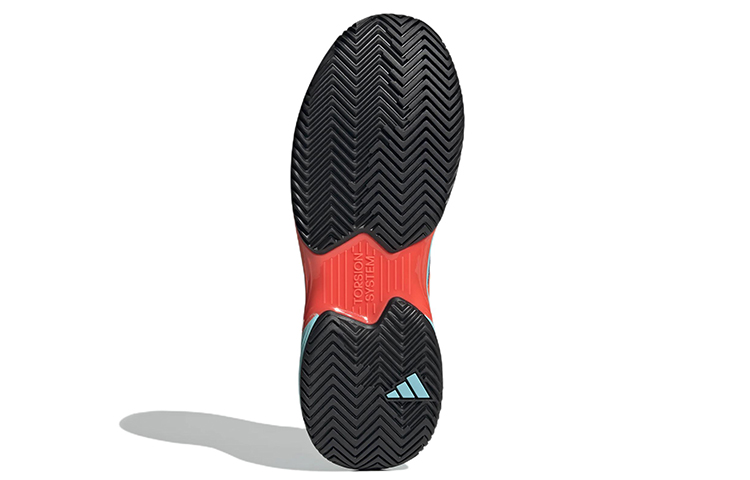 Details for adidas Courtjam 控制網球 適舒透氣網球鞋 藍紅