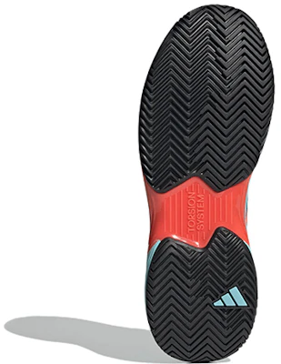 adidas Courtjam 控制網球 適舒透氣網球鞋 藍紅 Details for adidas Courtjam 控制網球 適舒透氣網球鞋 藍紅