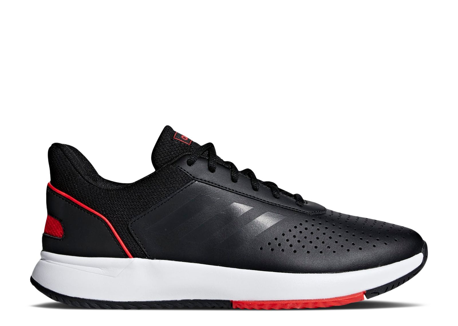 adidas Courtsmash 'Black Active Red' F36716
