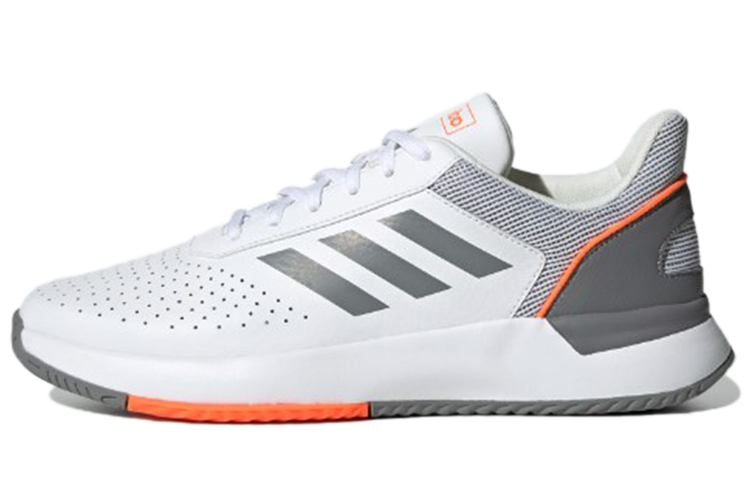 adidas Courtsmash 'White Grey Orange' EE8000