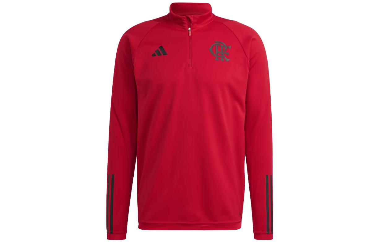 adidas CR Flamengo Tiro 23 Red Training Jacket - Soccer Long Sleeve Top HS5209