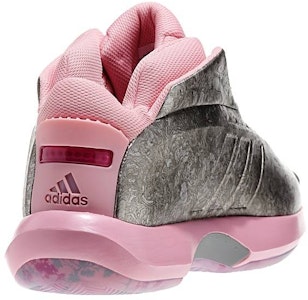 adidas 瘋狂1號 花匠 John Wall 低筒 復古籃球鞋 男女款 灰粉色 Shop adidas 瘋狂1號 花匠 John Wall 低筒 復古籃球鞋 男女款 灰粉色