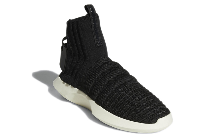 Lookbook adidas Originals Crazy 1 Adv Sock PK 防滑耐磨 高筒 复古籃球鞋 男款 黑白