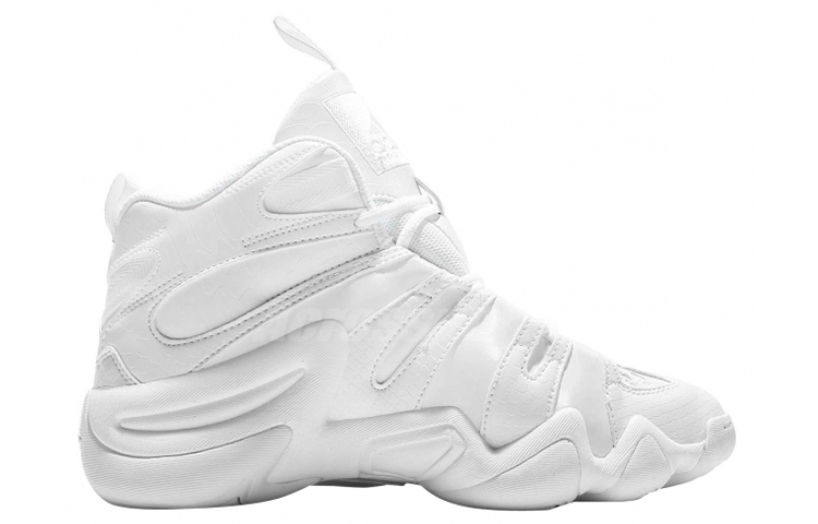Order adidas Crazy 8 耐磨防滑 中幫 復古籃球鞋 男款 白色