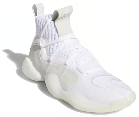 adidas originals Crazy BYW X 減震耐磨 高筒 籃球鞋 共享款 純白 Lookbook adidas originals Crazy BYW X 減震耐磨 高筒 籃球鞋 共享款 純白