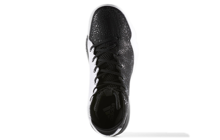 Lookbook 阿迪达斯 crazy heat 黑白篮球鞋 BY4530