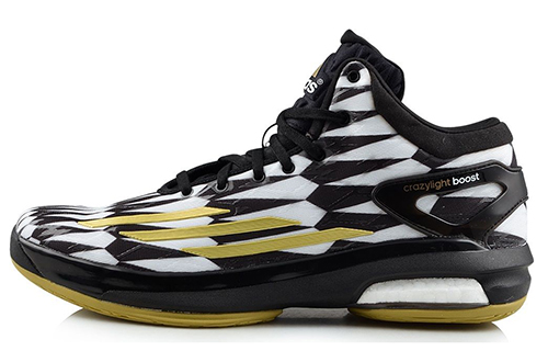 adidas Crazy Light Boost battle pack 'Black White Gold' D73978