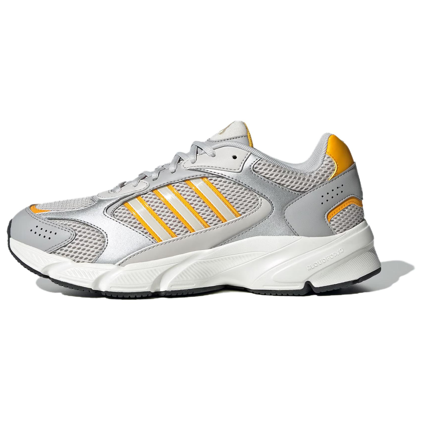 adidas CRAZYCHAOS 2000 Silver Yellow Comfortable Non-Slip Running Shoes JP5661