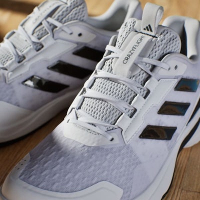 adidas Crazyflight 6 Indoor Court Shoes Cloud White/Core Black/Cloud White KJ1556 1