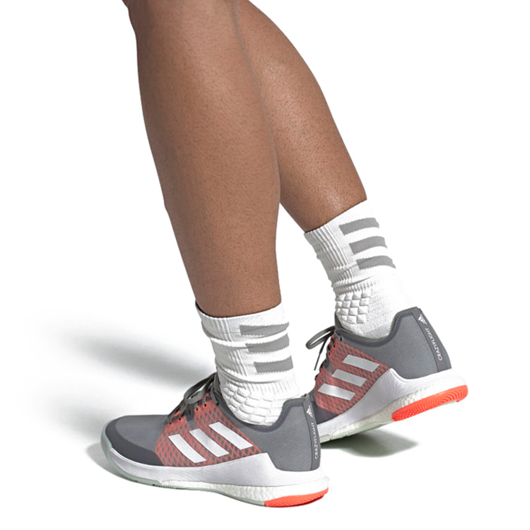 Sizing adidas Crazyflight ''Grijs Signal Coral'' EG2343