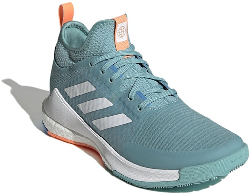 아디다스 크레이지플라이트 미드 "펄스 블루" (Adidas Crazyflight Mid "Pulse Blue") GX1259 Lookbook 아디다스 크레이지플라이트 미드 "펄스 블루" (Adidas Crazyflight Mid "Pulse Blue") GX1259