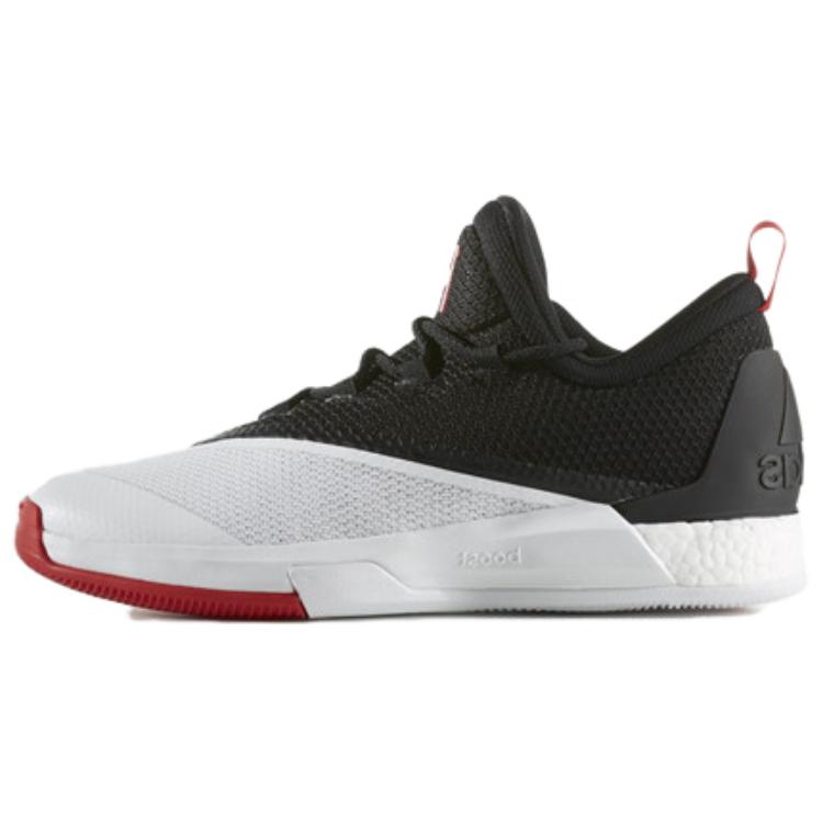 adidas Crazylight Boost 2.5 Low Basketball Shoes White/Black - Durable Grip B42728