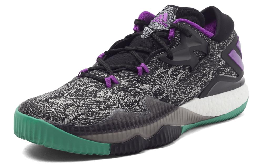 Lookbook 阿迪达斯 Crazylight Boost '黑紫色' AQ7762