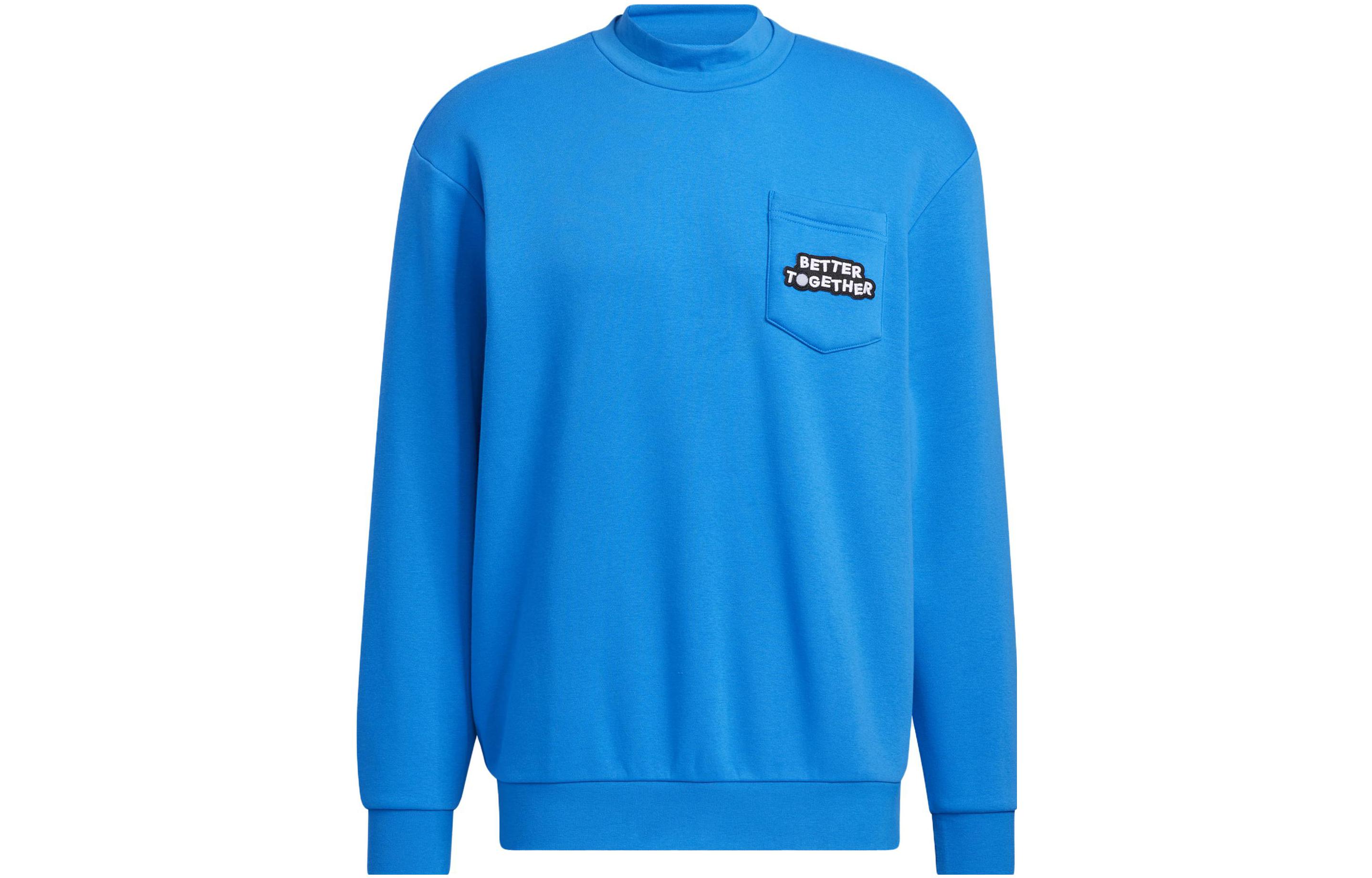 adidas Crewneck Embroidered Sweatshirt Unisex Blue HD7289