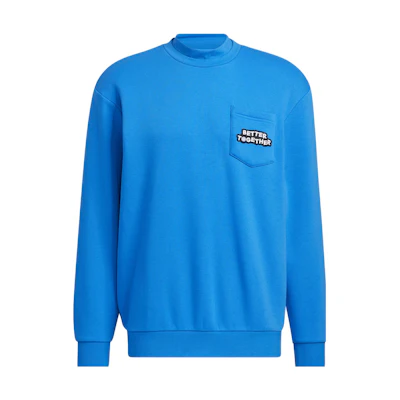 adidas Crewneck Embroidered Sweatshirt Unisex Blue HD7289