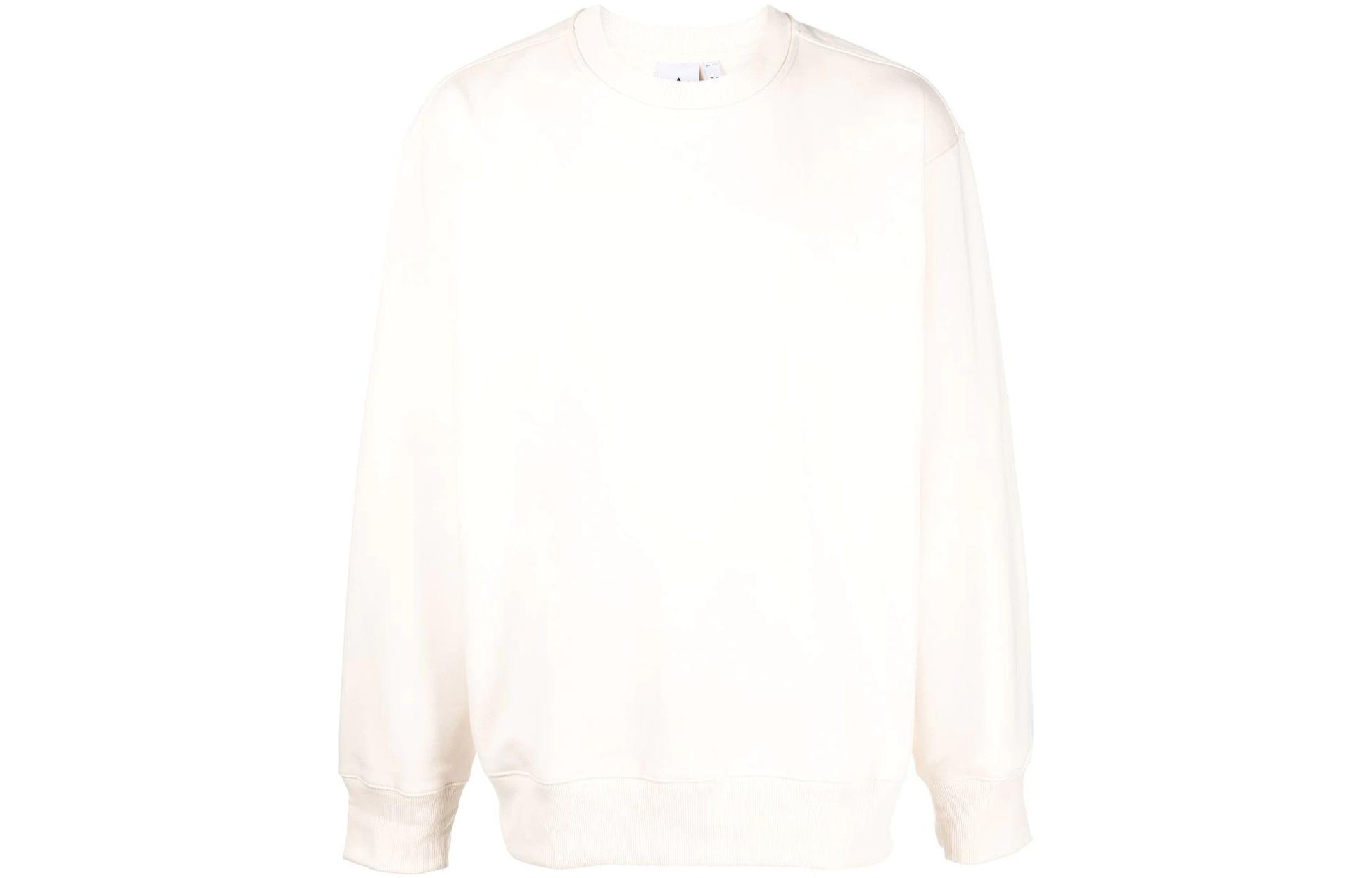 adidas Crewneck Long-Sleeve Sweatshirt Off-White HK0305