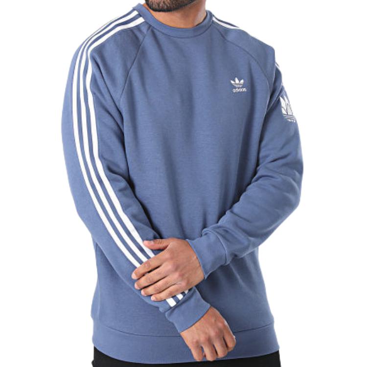 Purchase adidas Crewneck Pullover Sweatshirt Biru Navy GN3556